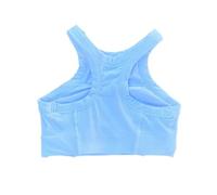 Women Yoga Bra Tank Tops for Fitness Naked Feel Sport Ribbed Gym Vest Camisole Workout Underwear Sportswear Outfit para Running Fitness,Entrenamiento(Sky Blue,XL)