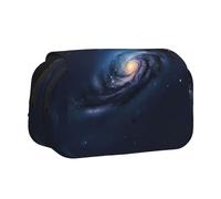 WOmeng Universe Milky Way Galaxy Print - Estuche versátil para bolígrafos, compartimentos prácticos, suministros de oficina de viaje, gran capacidad