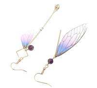 Womens 1 Pair Wings Resin Novelty Wing Dangle Bride Animal Bird Drop Charms for Women Girls Tassel Earrings