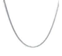 Women's 2mm Side Chain Sterling Silver Silver 16" 18" 20" 22" 24" Short Long Fit Charms Necklaces