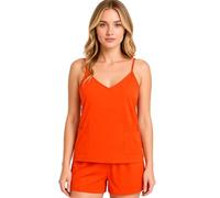 Women's 3 Piece Pajama Sets Long Cami Nightgown with Pockets Camisole Tank Top and Shorts Sleepwear Loungewear Soft Cotton Blend Summer Lounge Set Casual Home