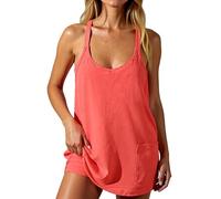 Women's 3 Piece Pajama Sets Long Cami Nightgown with Pockets Camisole Tank Top and Shorts Sleepwear Loungewear Soft Cotton Blend Summer Lounge Set Casual Home