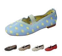 Womens Ballet Flats with Arch Support,Women's Orthopedic Slip On Walking Shoes,Breathable Loafers with Non-Slip Soft Sole, Lightweight Mary Jane Flats for All-Day Work & Travel