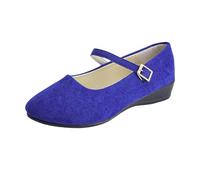 Women's Ballet Flats,Womens Simple Casual Buckle Strap Flat Shoes Solid Color Pumps Ladies Girls Ballet Ballerina Work Smart Office Formal Comfort Pointed Toe Slip On Flats Shoes
