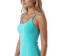 Women's Black Athletic Dress with Built-in Shorts and Removable Pads for Tennis Running Gym Workout Casual Summer Wear with Side Pockets Anti Chafing Slip Dress