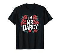 Womens Bookish Valentines Day I'm Mr Darcy Is My Valentine Camiseta