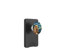 Women's Buff American Cocker Spaniel Starry Night Dog Art PopSockets PopWallet para MagSafe
