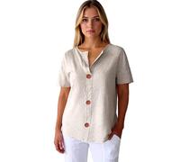 Women's Casual V Neck Sleeveless Tank Top Summer Loose Fit Basic tee Soft Breathable Cotton Blend Vest for Daily Wear Beach Vacation