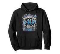 Womens Chapter 40 Fabulous Since 1985 40th Birthday Design Sudadera con Capucha