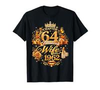 Womens Chapter 64 Fabulous Since 1962 64th Birthday Wife Camiseta