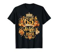Womens Chapter 65 Fabulous Since 1961 65th Birthday Wife Camiseta