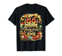 Womens Chapter 65 Mom Fabulous Since 1961 65th Birthday Camiseta
