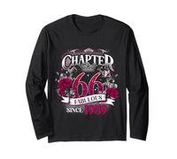 Womens Chapter 66 Fabulous Since 1959 66th Birthday Queen Manga Larga