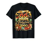 Womens Chapter 66 Mom Fabulous Since 1960 66th Birthday Camiseta