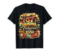 Womens Chapter 67 Fabulous Since 1959 67th Birthday Grandma Camiseta