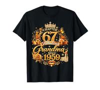 Womens Chapter 67 Fabulous Since 1959 67th Birthday Grandma Camiseta