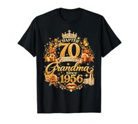 Womens Chapter 70 Fabulous Since 1956 70th Birthday Grandma Camiseta