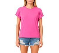 Women's Classic White Cotton T-Shirt Casual Loose Fit Short Sleeve Basic Top for Everyday Wear, Ideal as a Versatile Layering Piece or Standalone Outfit Option