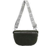 Women's Corduroy Waist Bag, Women's Corduroy Banana Chest Bag, Shoulder Bag, White, Modern, verde, Retro