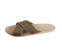 Women's Crisscross Strap Flip Flops with Comfort Arch Support Yoga Mat Cushion Sandals Fashion Summer Beach Travel Orthotic Walking Thong Sandles Slip on Plantar Fasciitis Indoor Outdoor Shoes