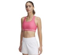 Women's Crossback Mid-Support Bra Super Pink/White M M