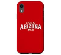Women's Cute Arizona Mom, Arizona Fan Vintage Varsity Print Carcasa para iPhone XR
