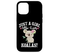 Womens Cute Cartoon Funny Girl Who Loves Koala Bears Lover Carcasa para iPhone 12/12 Pro