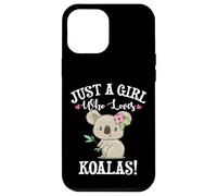 Womens Cute Cartoon Funny Girl Who Loves Koala Bears Lover Carcasa para iPhone 12 Pro Max