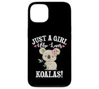 Womens Cute Cartoon Funny Girl Who Loves Koala Bears Lover Carcasa para iPhone 13