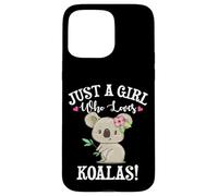 Womens Cute Cartoon Funny Girl Who Loves Koala Bears Lover Carcasa para iPhone 15 Pro Max