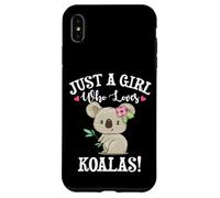 Womens Cute Cartoon Funny Girl Who Loves Koala Bears Lover Carcasa para iPhone XS Max
