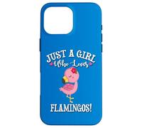 Womens Cute Kawaii Girl Who Loves Flamingos Lover Carcasa para iPhone 16 Pro Max
