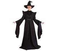 Women's Deluxe Harry Potter Professor McGonagall Fancy Dress Costume, Gryffindor Teacher Wizard Outfit for Halloween Medium