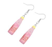 Women's Earrings, Soda Bottle Fashion Jewelry, Friendship Drop Earrings for Fashion Lovers, Girls, Mothers, Students, Collectors, Daily Wear, Fiestas, Dating, Workplace and Shopping, 1.77x0.39