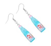 Women's Earrings, Soda Bottle Fashion Jewelry, Friendship Drop Earrings for Fashion Lovers, Girls, Mothers, Students, Collectors, Daily Wear, Fiestas, Dating, Workplace and Shopping, 1.77x0.39