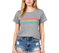 Womens Empowering Graphic tee I Wont Be Remembered As A Woman Who Kept Her Mouth Shut Short Sleeve Crew Neck Casual Cotton Top For Women