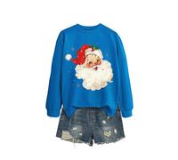 Women's Everyday Crewneck Sweatshirt, Long Sleeve Printed Pullover, Soft Stretch Cotton Top for Casual Outfits and Thoughtful Gifts