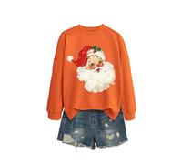 Women's Everyday Crewneck Sweatshirt, Long Sleeve Printed Pullover, Soft Stretch Cotton Top for Casual Outfits and Thoughtful Gifts