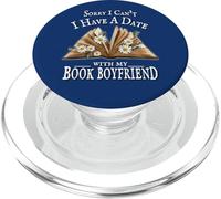 Womens Fantasy Romantasy Book Lover Date with Book Boyfriend PopSockets PopGrip para MagSafe
