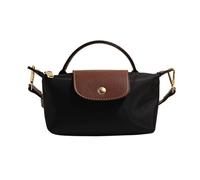 Women's Fashion Colorblock Mini Crossbody Bag Solid Color Square Purse with Adjustable Strap Elegant (Black)