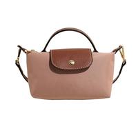 Women's Fashion Colorblock Mini Crossbody Bag Solid Color Square Purse with Adjustable Strap Elegant (Pink)