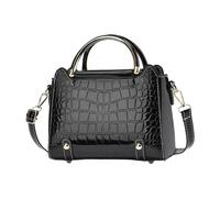 Women's Fashion Leather Shoulder Handbag, Tote, Purse & Satchel Bag For Ladies(Black)
