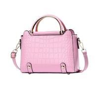 Women's Fashion Leather Shoulder Handbag, Tote, Purse & Satchel Bag For Ladies(Pink)