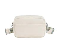 Women's Fashion New Pattern Simple Solid Color Versatile Large Capacity Practical Shoulder Bag(White)