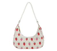 Women's Fashionable New Pattern Shoulder Bag, Simple Flower Print Cute Daily Handbag