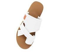 Womens Flat Sandals Orthopedic Sandals Bunions Flip Flop with Arch Support Comfy Orthotic Slides Post Thong Slippers Wide Fit Summer Flat Sandal Low Wedge Beach Shoes Anti-Slip Breathable Sliders