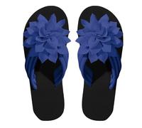 Women's Flower Platform Flip Flops Casual Dressy Wedge Sandals Womans Summer Platform Sandals Comfortable Flatform Arch Support Cushion Walking Outdoor Non Slip Rubber Soles Thong Sandals