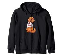 Womens Funny I Heart Mom Goldendoodle Doodle Dog Lover Sudadera con Capucha