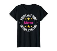 Women's Funny Worlds Most Loved Mema - Grandmother Camiseta