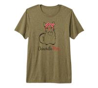Womens & Girls Bandana Mom Pet Chinchilla Mama Lover Camiseta Premium